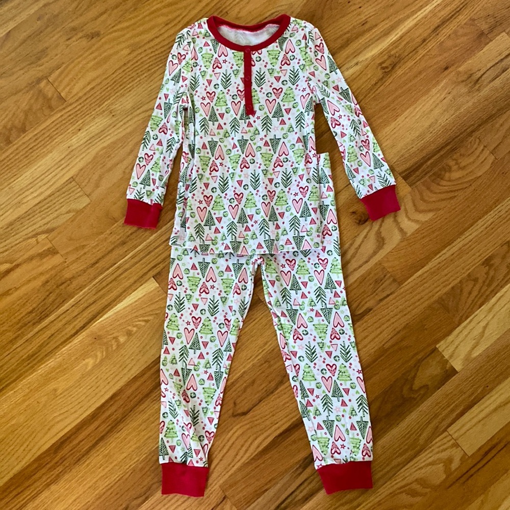 American Girl Bitty Baby collection holiday pajamas.
